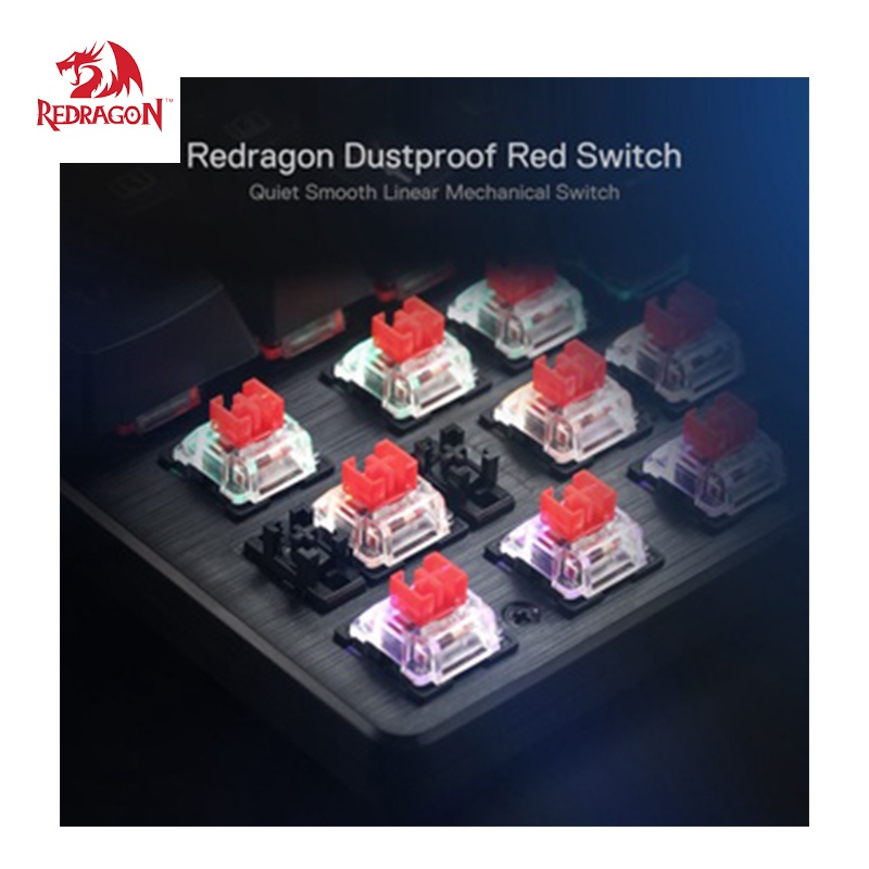 Redragon K608 Mechanical Keyboard Rainbow Full size VALHEIM