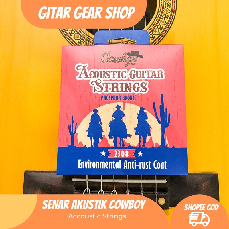 SENAR GITAR AKUSTIK COWBOY 2308 PHOSPHOR BRONZE