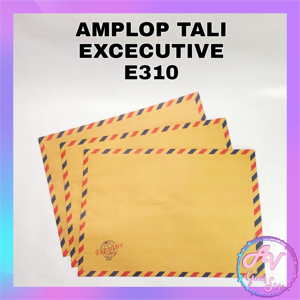 

Amplop / Amplop Coklat Tali / 1PAK AMPLOP TALI EXECUTIVE E-310 ISI 10PCS