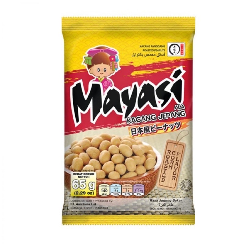 

MAYASI KACANG ALA JEPANG JAGUNG BAKAR 65G