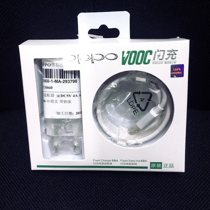 CHARGER OPPO VOOC 4A ORIGINAL