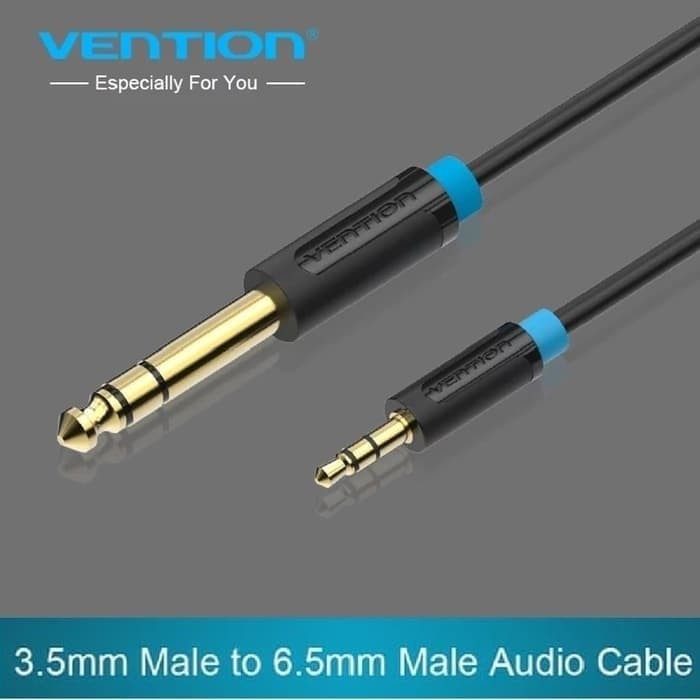 Vention BAB 1M Kabel Audio Aux 6.5mm Male to 3.5mm Male