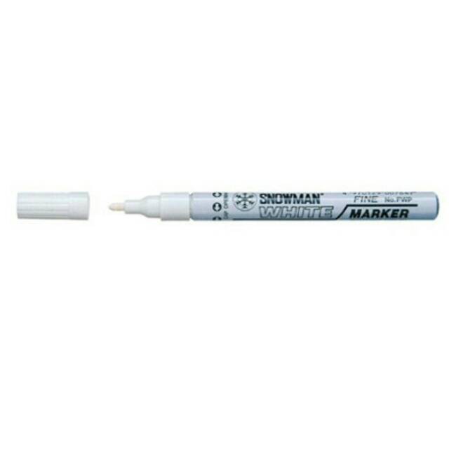 

Spidol Snowman Paint Marker White Kecil