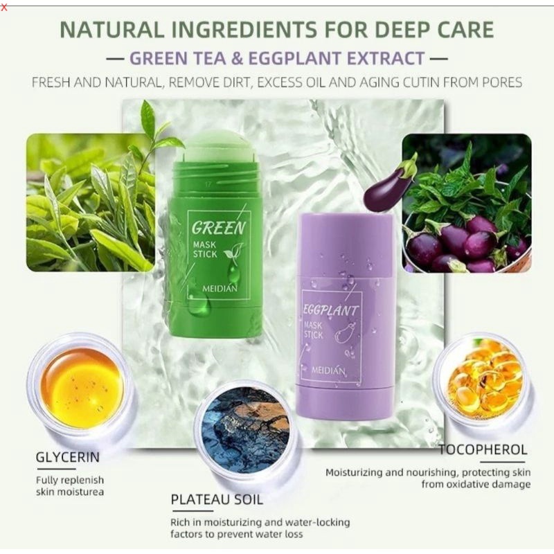 green mask stick & eggplant mask stick ORIGINAL IMPORT