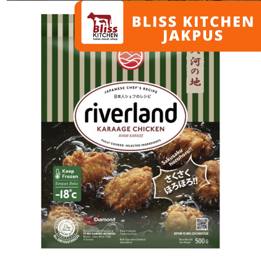 

Riverland Karaage Chicken / Chicken Karage / Ayam Karage 500gr