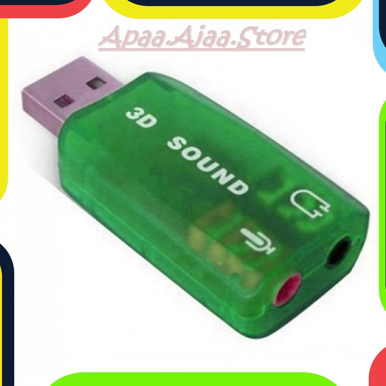 Bayar Ditempat Sound Card Eksternal USB DSP 5.1 Mono Channel - AC-3