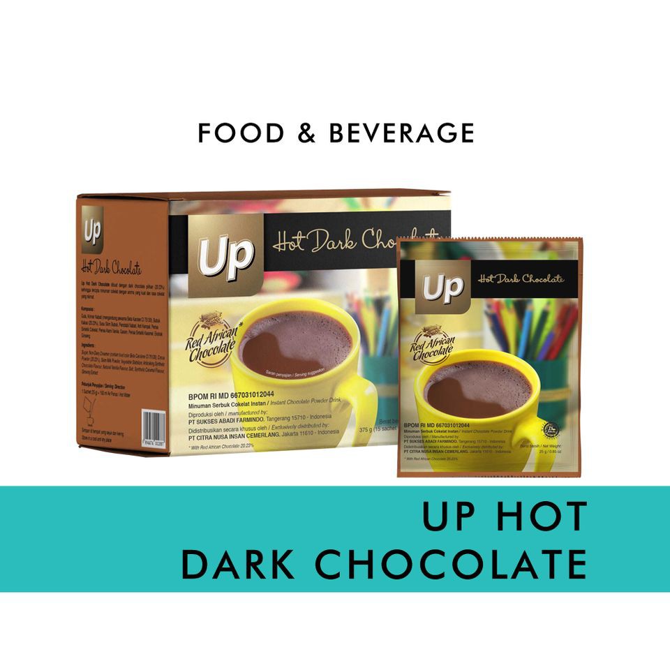 

CNI Up Cocoa Hot Dark Chocolate 15 Sachet Box