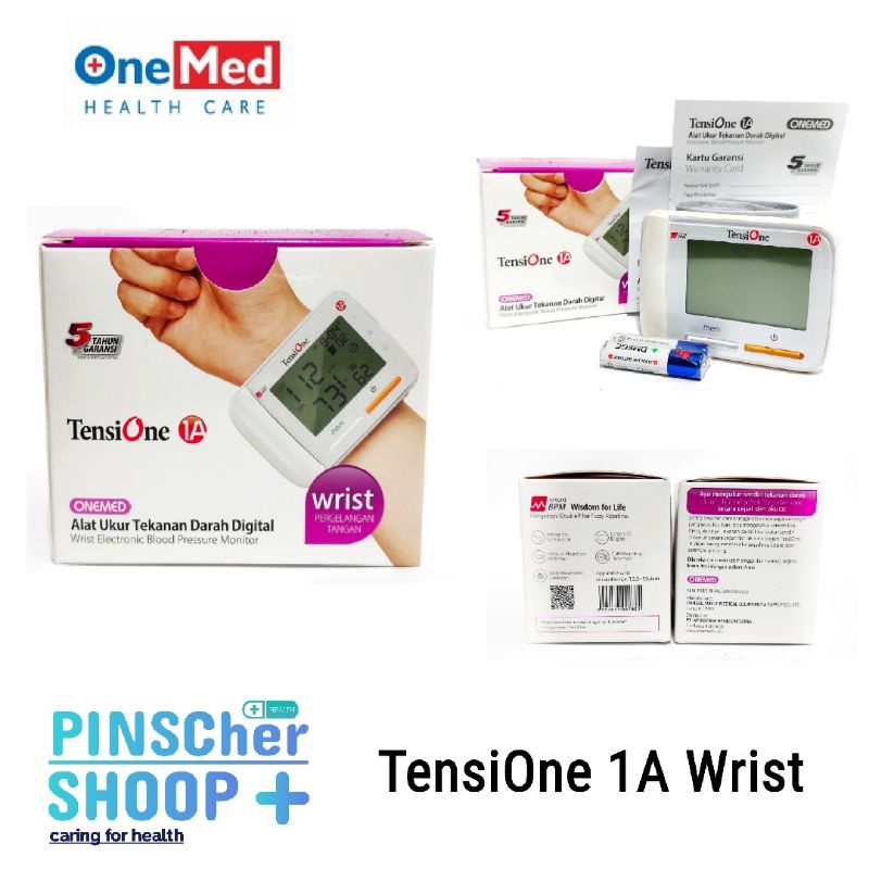 TensiOne 88 Wrist Tensimeter Digital Pergelangan Tangan + Suara