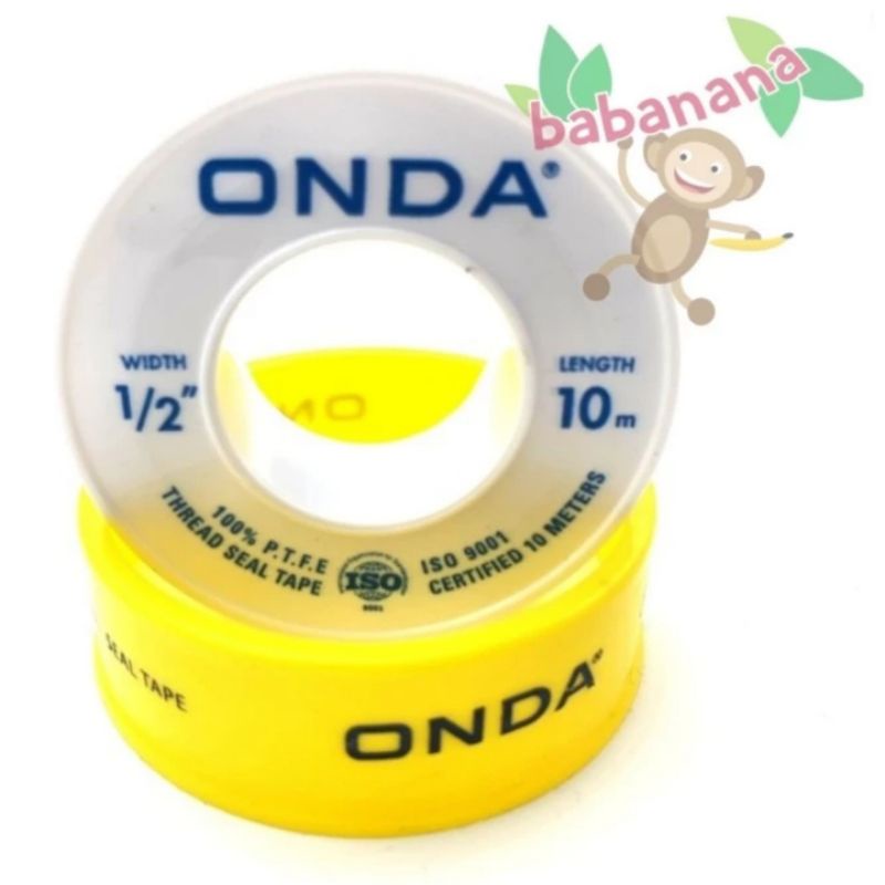 Isolasi Pipa air Onda 10 Meter thread seal tape pipe selotip sealant