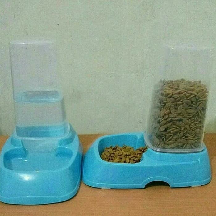 AUTO PET FEEDER - TEMPAT MAKAN &amp; minum ANJING KUCING musang kecil