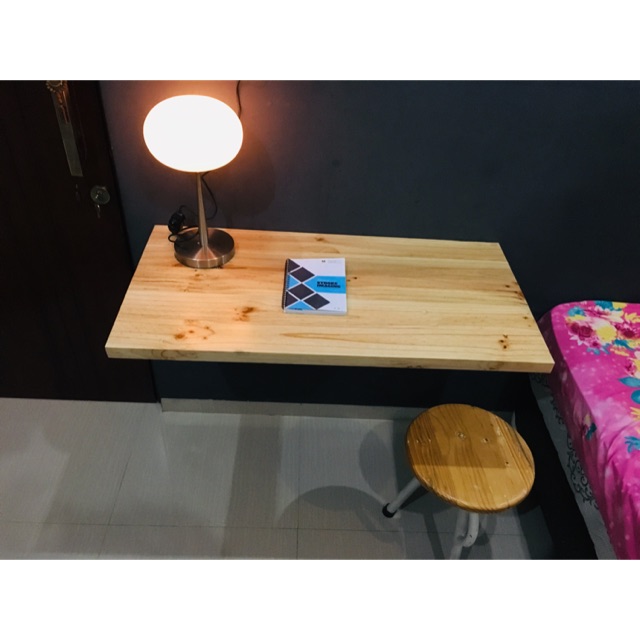 Meja lipat dinding  jati belanda tebal