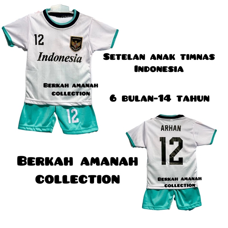 JERSEY BOLA ANAK TIMNAS INDONESIA TERBARU/STELAN BAJU BOLA ANAK TERMURAH