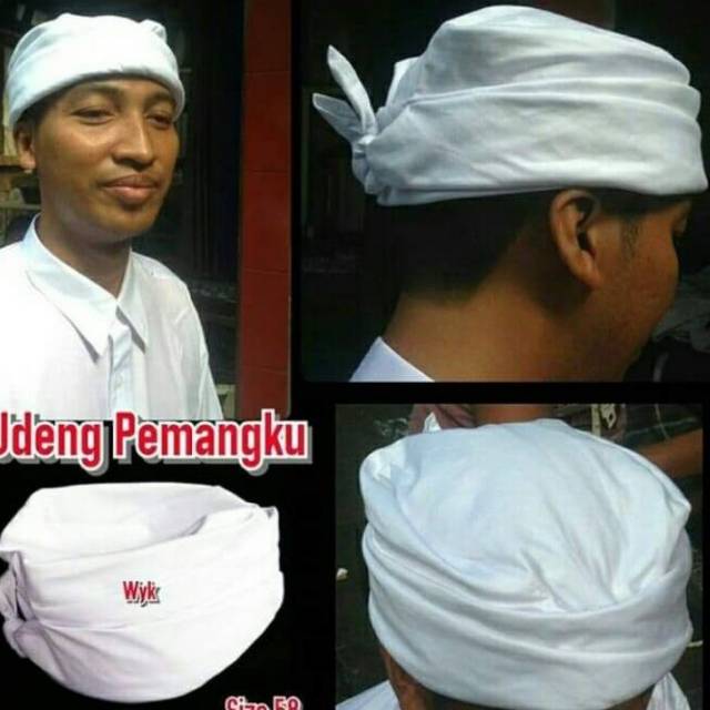 udeng jadi pemangku premium bahan katun tebal