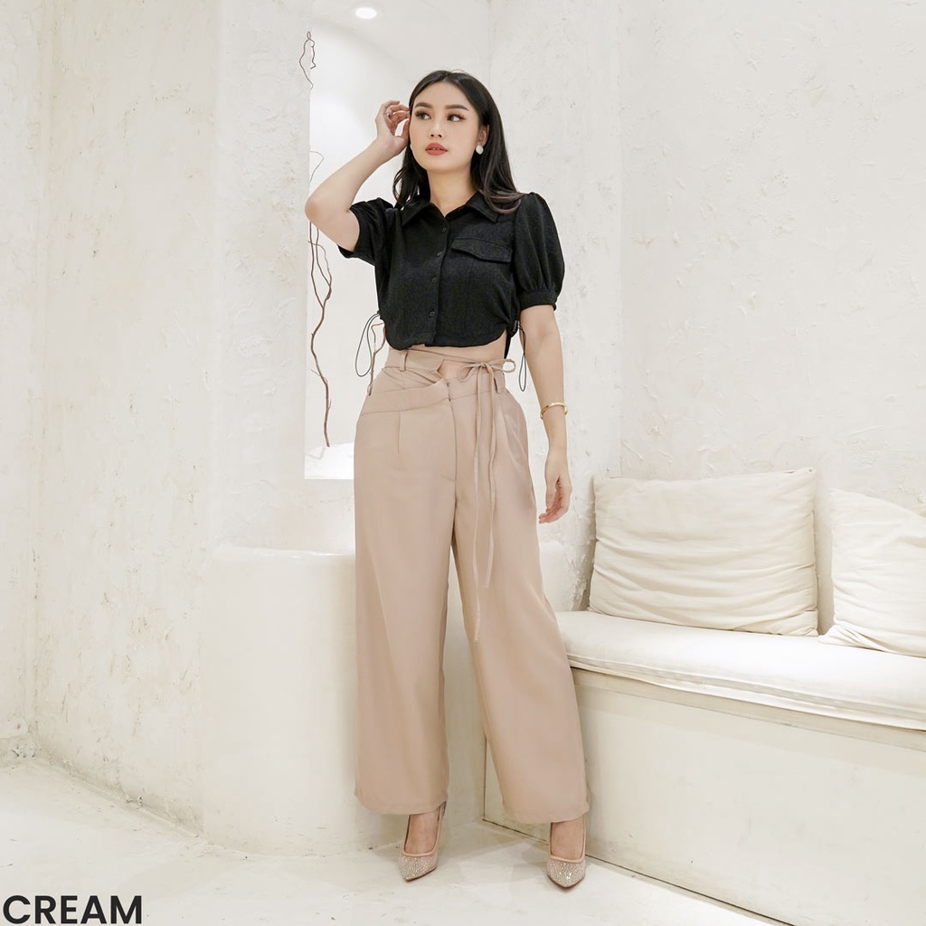 Titania Loose Celana Kulot Panjang Wanita Pants