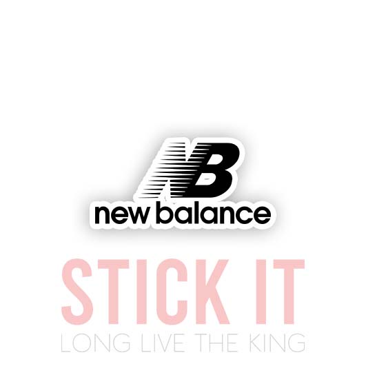 

Stiker New Balance sablon setrika DTF kaos baju sticker fashion 65