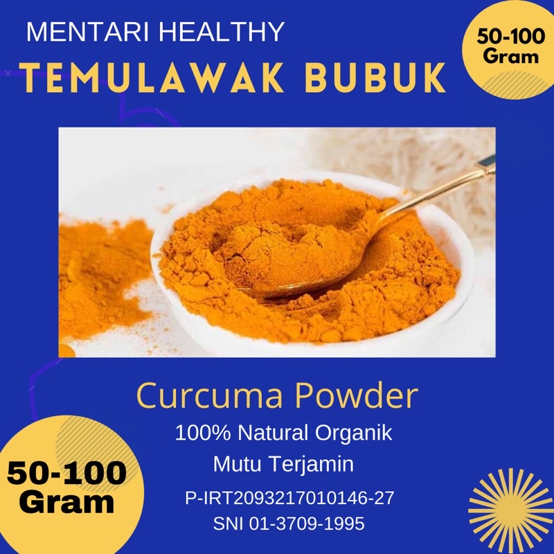 Temulawak Bubuk Organik / Curcuma Powder