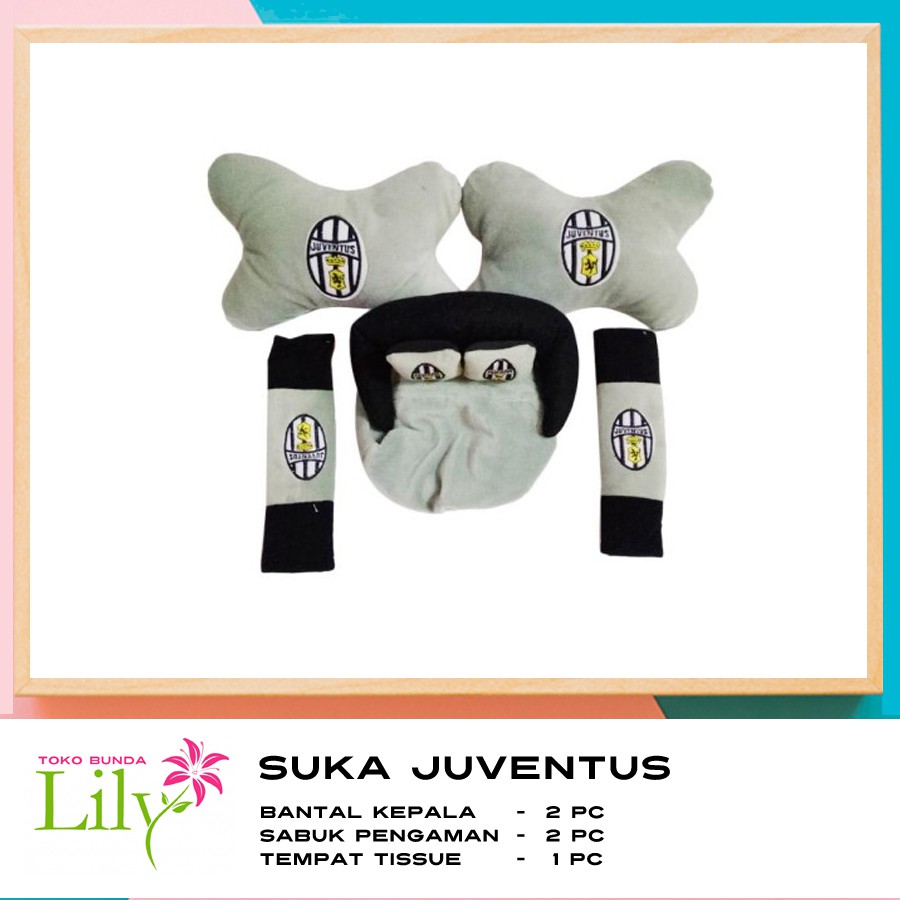 Suka Juventus Aksesoris Mobil Juventus Bantal Juventus