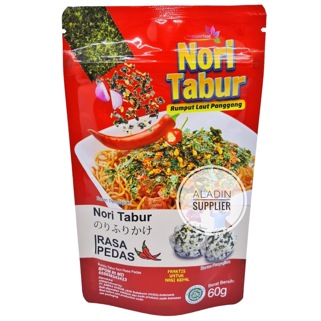 

Nori Tabur Rumput Laut Panggang Spicy 60gr