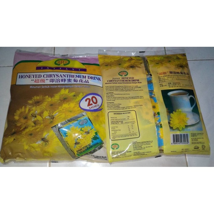 

Super honeyed chrysanthemum drink minuman krisantemum dengan madu 20s
