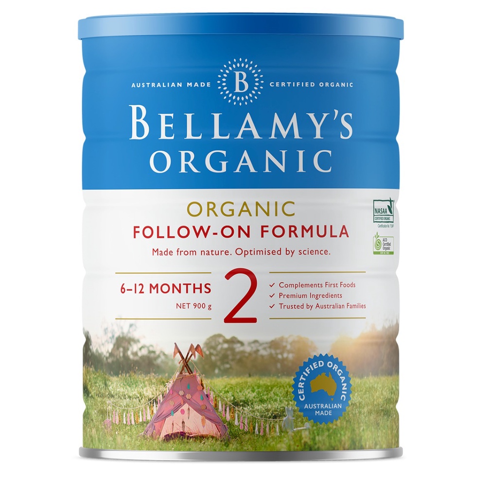 Bellamy's Organic Step 2 Follow-On Formula | 6-12 MONTHS | 900gr