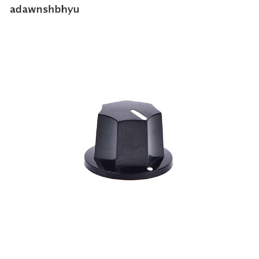 Adawnshbhyu 3Pcs Tombol Kontrol Nada volume amp Plastik Hitam Gaya vintage jazz bass Gitar