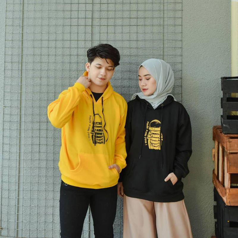 I NEED MORE SPACE HOODIE WANITA - PRIA TERMURAH/HOODIE UNISEX