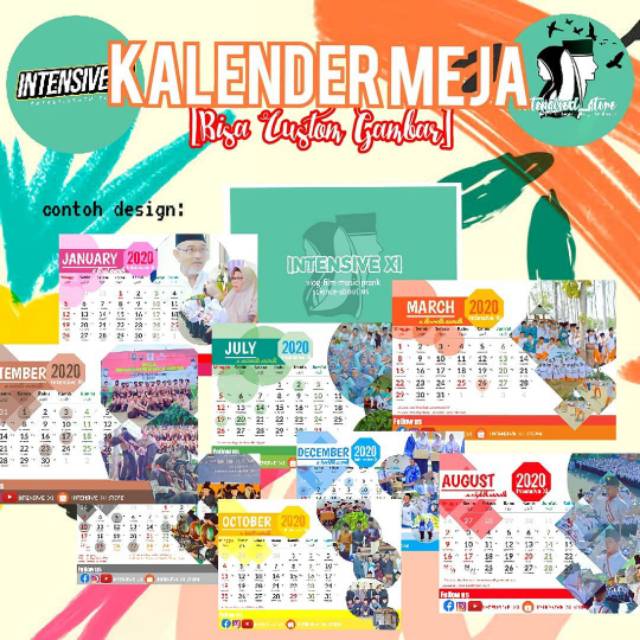 

KALENDER MEJA SUPER MURAH [DESIGN GRATIS]