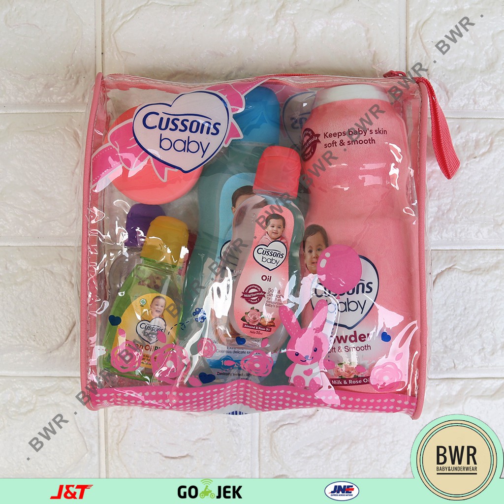 Cussons Baby Gift COMPLETE  Essential Pack Bag | Paket Cussons Besar  Paket Perawatan Mandi Bayi | Bwr