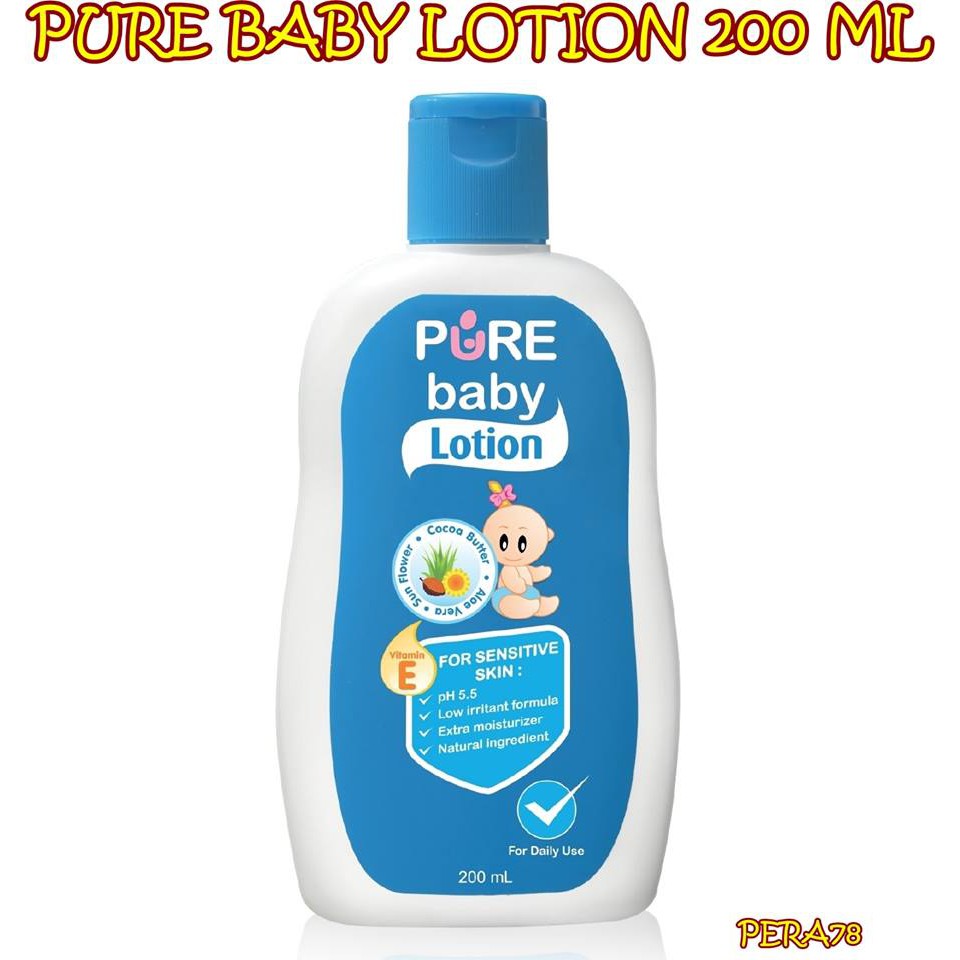 PERA78 PURE BABY LOTION 200 ML / LOTION BAYI exp bln 5 2025