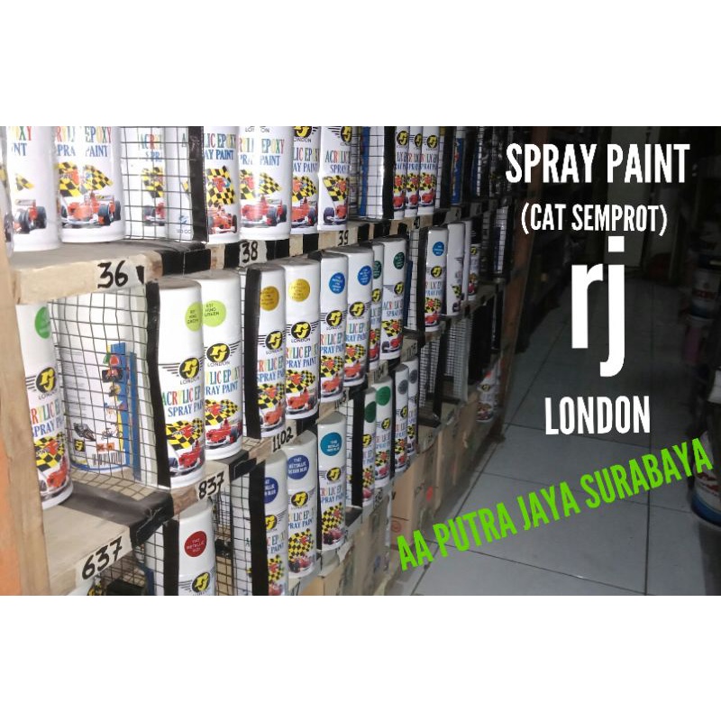 

cat semprot spray paint RJ london 300 cc Standard Colors