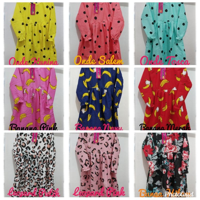 gamis katun anak grosir