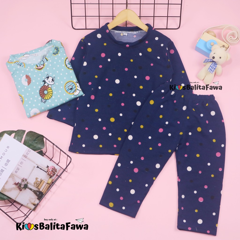 Pajamas Sunday uk 7-8 Tahun / Setelan Anak Perempuan Branded Karakter Piyama IMPORT Baju Tidur