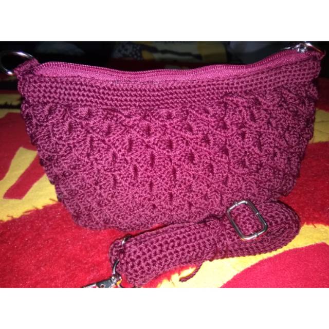 Tas selempang crocodile