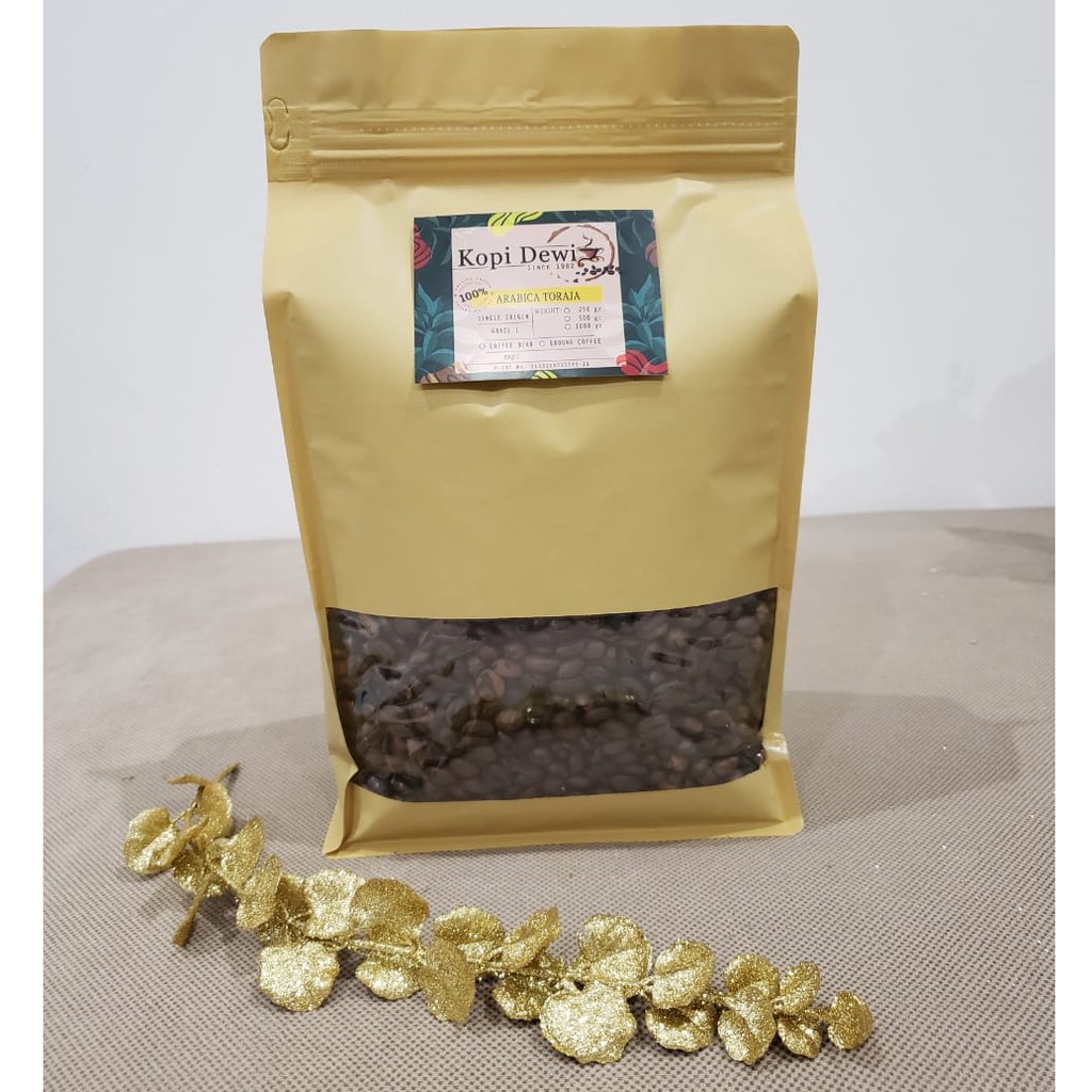 

Kopi Arabika Toraja 1000 gr Kopi dewi - Kopi Biji / Bubuk Arabica