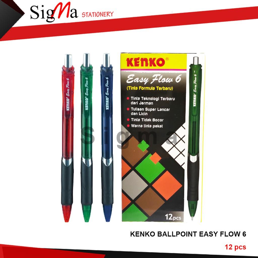 

Pulpen Kenko Easy Flow 6 (Pcs)