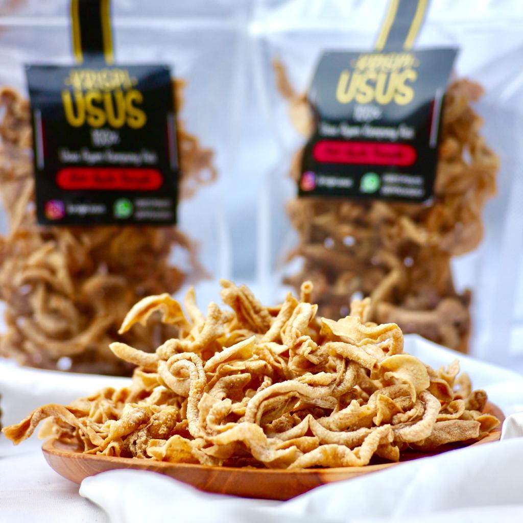 

Usus Ayam Kampung Asli Crispy 200 gram