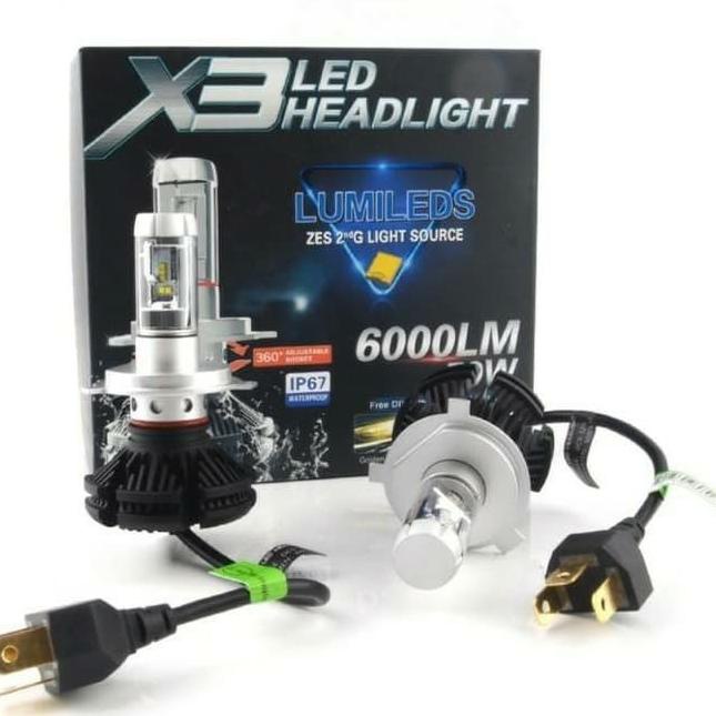 Lampu Led Philips X3 Headlamp Mobil H4