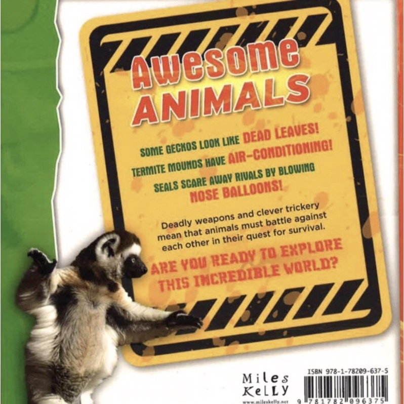 Miles Kelly : Awesome Animals import book