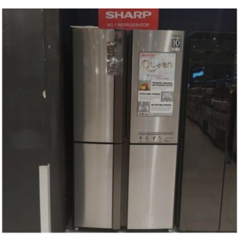 Kulkas Sharp Side by Side SJ IF85PB SL J-Tech Inverter - 640 Liter