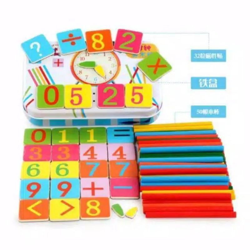 Mainan Edukasi Anak/ Intelligence Stick/Belajar Berhitung/Matematika