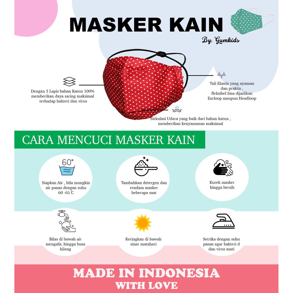 MASKER KAIN EVO 3D PREMIUM DEWASA