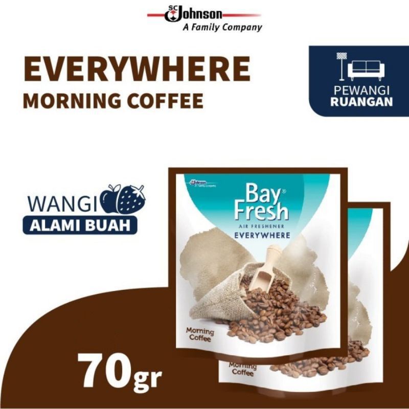 Bayfresh Everywhere Morning Coffee pengharum ruangan kopi 70gr