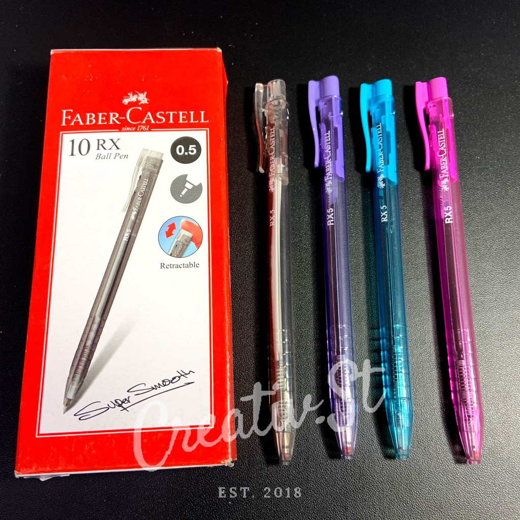 

FABER CASTELL Pulpen / Bolpen Rx 0.5 Mm