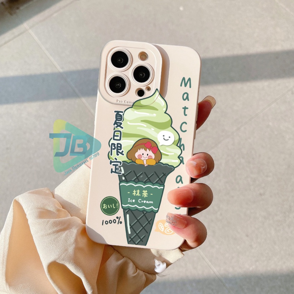 SOFTCASE PROCAMERA CUSTOM ICE CREAM OPPO VIVO SAMSUNG REALME XIAOMI IPHONE INFINIX FOR ALL TYPE JB5774