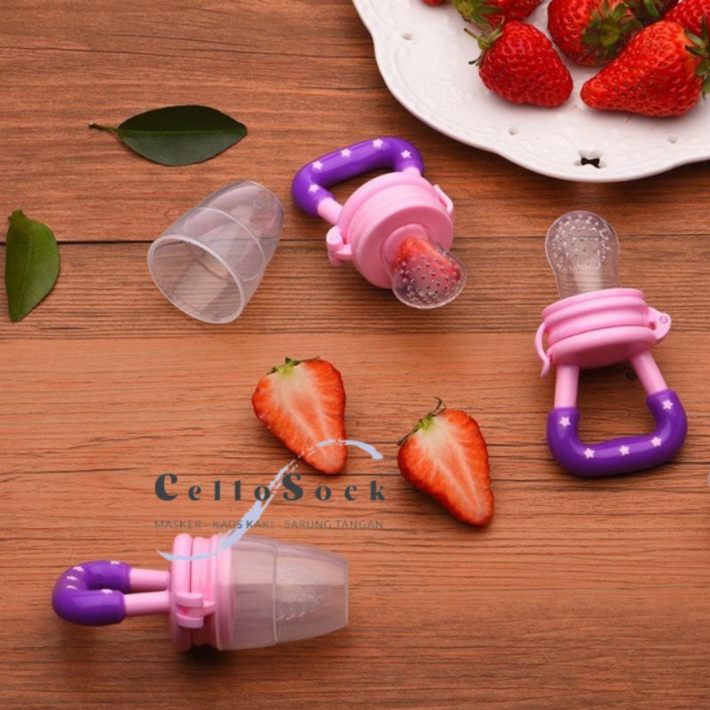 Empeng Buah Buah Bayi / Dot Buah Bayi / Fresh Fruit Feeder / Gigitan MPASI / Fruit Pacifier-3