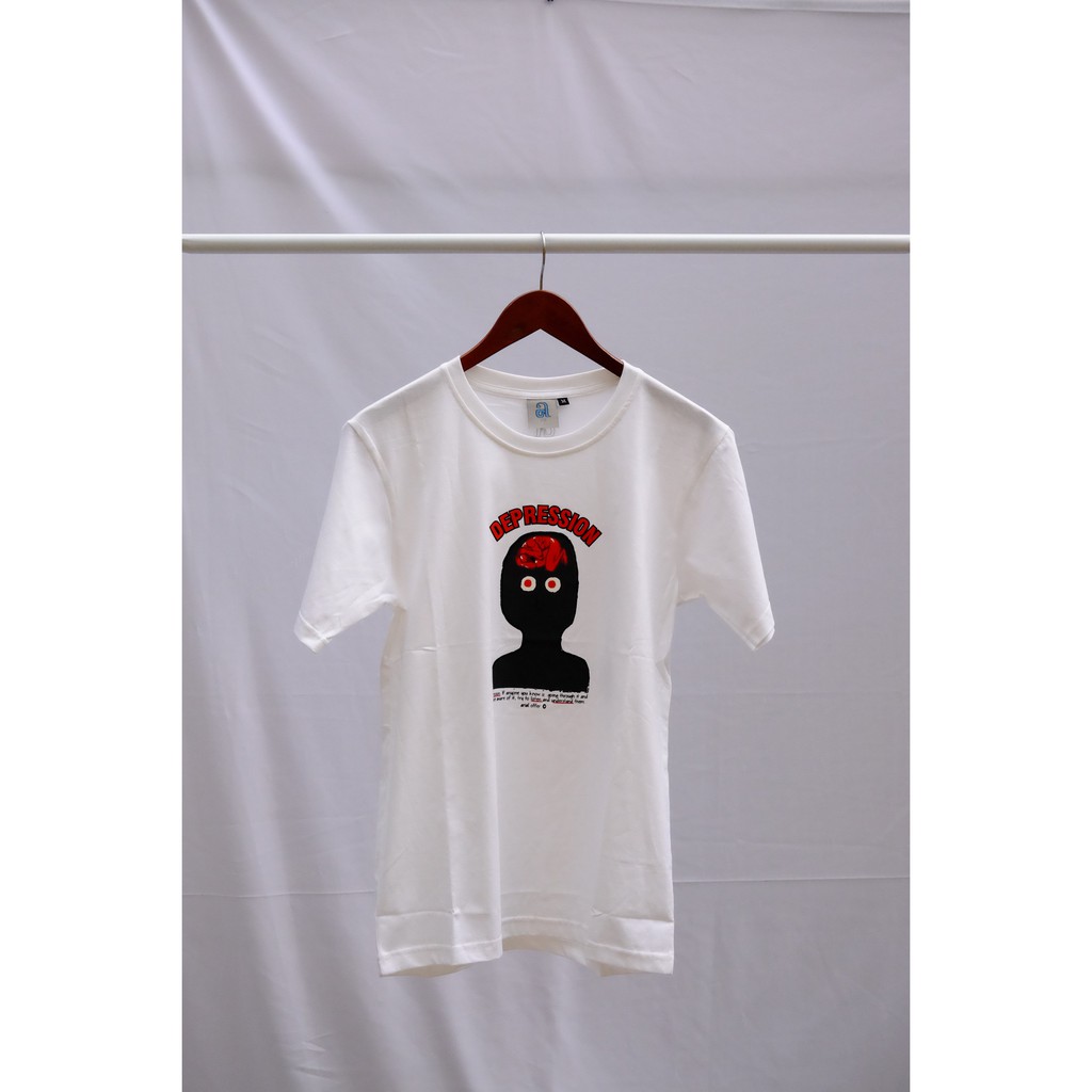 Arial - Depression - White