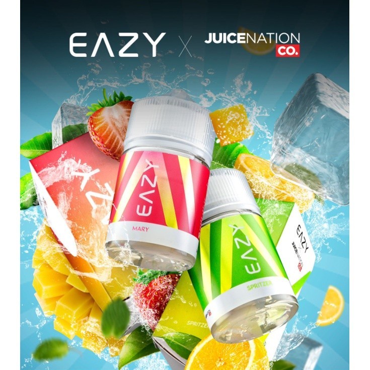 Eazy Series Liquid 60ML 3Mg by Eazy Corp x Juicenation Berpita Cukai