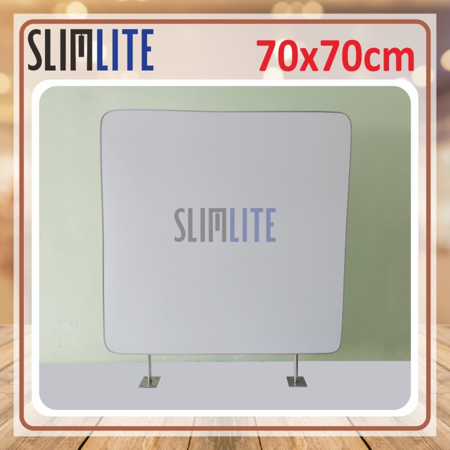 Sign Board 70x70cm / Neon Box tanpa Lampu / Papan Nama 70x70cm - polos / Papan Reklame / Papan Nama 