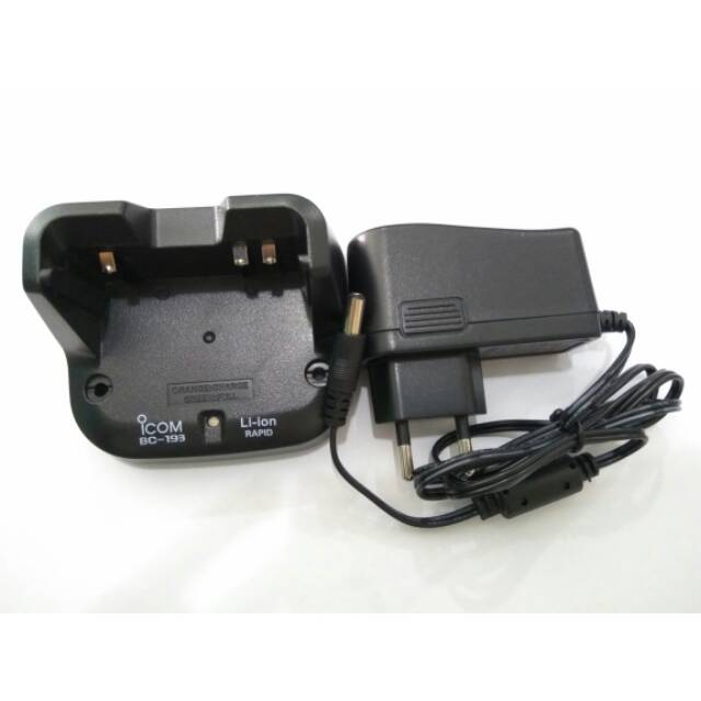 Charger ht icom v80, adaptor + dekstop ic v 80, BC 193 bc-193 litium bc193 bc 193 original rapid