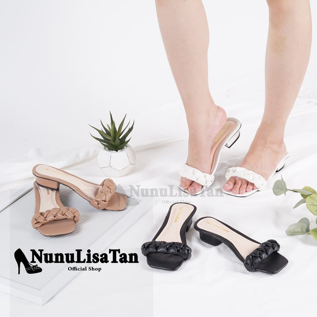 NunuLisaTan- cod high hels wanita model terbaru heels ANNA